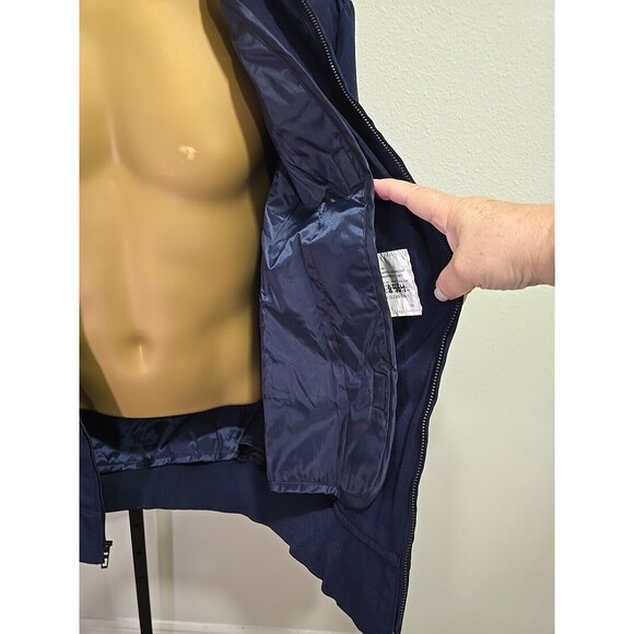 USAF Air Force Mens 42XL Lightweight Jacket Lined Navy Blue Military Embroidered - Picture 4 of 9